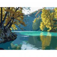 Картина по номерам Strateg Изумрудное озеро 30х40 см SS-1262 Картина по номерам Strateg Изумрудное озеро 30х40 см SS-1262