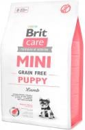 Корм для малих порід Brit Care Mini Grain Free Puppy для цуценят лактуючих собак з ягнятиною, 2кг, 170773 2 кг