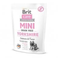 Корм Brit Care Mini Grain Free для собак йоркшир-терьер с лососем и тунцом, 400г, 170780 400 г