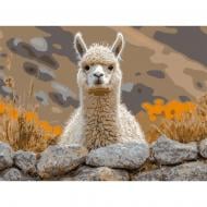 Картина по номерам Strateg Альпака на камне 30х40 см SS-1300 Картина по номерам Strateg Альпака на камне 30х40 см SS-1300