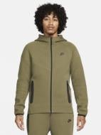 Джемпер Nike M NK TCH FLC FZ WR HOODIE FB7921-222 р.L зеленый