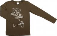 Реглан для мальчика Luna Kids More minutes р.134 хаки
