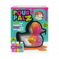 Набор для творчества ToyMonster Pour Palz Флюид Арт Утенок "Золотая феерия" GS-G26261B