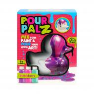 Набор для творчества ToyMonster Pour Palz Флюид Арт Утенок "Ягодная фантазия" GS-G26261C