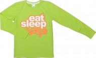 Футболка для мальчиков Luna Kids с принтом Eat Sleep Game р.140 салатовый