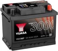 Аккумулятор автомобильный Yuasa 550Ah 60A 12V «+» справа (YBX3027)