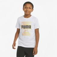 Футболка Puma Alpha Graphic Tee 84729202 белый
