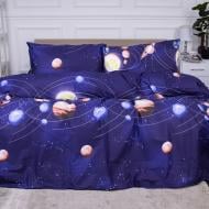 Комплект постельного белья Сатин 22-1282-1 Night Space 175х210 см мультиколор MirSon