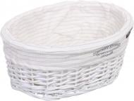 Кошик плетений Tony Bridge Basket з текстилем 34х26х15 см HQN20-1CD-4