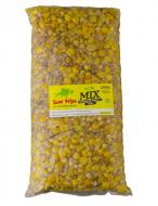 Прикормка Sun Fish натуральный 1500 г Микс Кукуруза-Пшеница-Горох, 1500г