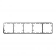 Рамка Ajax Frame (5 seats) для пяти розеток или выключателей серый Рамка Ajax Frame (5 seats) для пяти розеток или выключателей серый