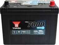 Аккумулятор автомобильный Yuasa 760Ah 72A 12V «+» справа (YBX7030)