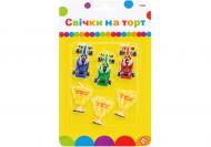 Свечи для торта Гонки Maxi 6 шт.