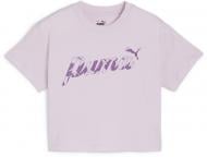 Футболка Puma ESS+ BLOSSOM SHORT TEE G 68043960 р.140 рожевий