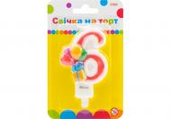 Свечи для торта Надувные шарики 6 (MX622069-6) Maxi 1 шт.