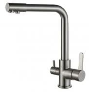 Смеситель для кухни Globus Lux под осмос GLLR-0444-8-STSTEEL