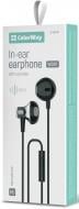 Навушники ColorWay Slim 3.5 mm Wired Earphone Blast 1 black (CW-WD01BK)