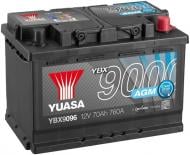 Аккумулятор автомобильный Yuasa 760Ah 70A 12V «+» справа (YBX9096)