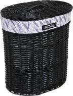 Корзинка плетеная Tony Bridge Basket с текстилем 44х34х56 см HQN20-3CD-1
