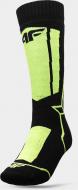 Носки 4F SOCKS FNK M029 4FJAW22UFSOM029-71N р.32-35 черный с салатовым