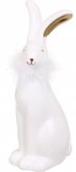 Статуэтка Lefard Кролик пушистый 23 см белый с золотым Статуэтка Lefard Кролик пушистый 23 см белый с золотым