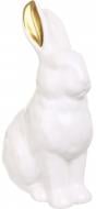 Статуэтка Lefard Кролик 19,5 см белый с золотым