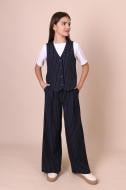Костюм шкільний для дівчинки Mevis (01) р. 158 синій/смужка Арт. 5466 Костюм шкільний для дівчинки Mevis (01) р. 158 синій/смужка Арт. 5466