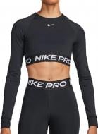 Футболка Nike PRO DF 365 CROP LS FV5484-010 р.M чорний