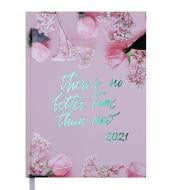 Дневник датированный Pretty светло-розовый линия Buromax Bravo A5 2021 BM.2184-43