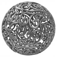 Елочная игрушка MIS LT Шар ажурный d 60 мм серебряный