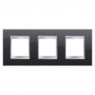 Рамка Gewiss Chorusmart LUX горизонтальная черный GW16226TN