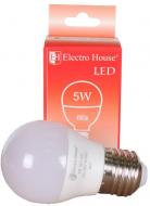Лампа світлодіодна ElectroHouse 5 Вт G45 матова E27 220 В 4100 К