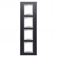 Рамка Gewiss Chorusmart LUX вертикальная черный GW16229TN