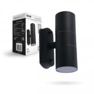 Светильник уличный настенный Feron DH0704 под лампу GU10 черный 11882