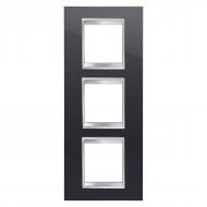 Рамка Gewiss Chorusmart LUX вертикальная черный GW16227TN