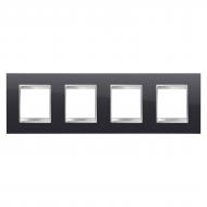 Рамка Gewiss Chorusmart LUX горизонтальная черный GW16228TN