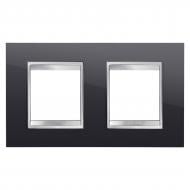 Рамка Gewiss Chorusmart LUX горизонтальная черный GW16223TN