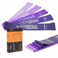 Набір стрічок для фітнесу Cornix Mini Power Band 1-20 кг 5 шт. XR-0253 фіолетовий