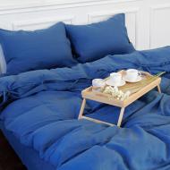 Комплект постельного белья 2х160х220 см Natural Organic Linen Bluebottle синий MirSon