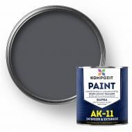 Краска Kompozit для бетонных полов АК-11 RAL 7024 графит мат 10 кг