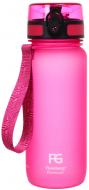 Пляшка для води Flamberg Premium City 650 мл рожевий 650 мл рожевий