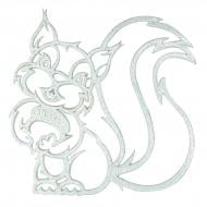 Елочная игрушка Білочка 12 см белый Елочная игрушка Білочка 12 см белый