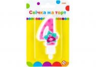 Свеча Цифра Princess «4» 7,62 см Maxi