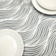 Скатертина тефлонова Абстракція 260x160 см сірий Delight