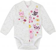 Боди для девочек для девочки GABBI Радужное настроение р.80 молочный BD-20-22-4