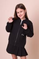 Бомбер для девочки Mevis (02) р.146 черный Арт. 5314