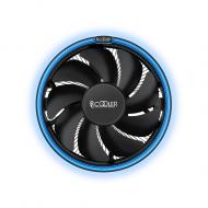 Процессорный кулер PcCooler GI-46U V2, Blue lighting, высота 75 мм, Hydraulic bearing