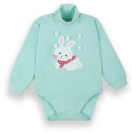 Боди для девочек для девочки GABBI Зайка-бум р.86 ментоловый BD-20-24 Боди для девочек для девочки GABBI Зайка-бум р.86 ментоловый BD-20-24