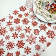 Дорожка на стол тефлоновая Метрополитан 30x160 см красный Delight