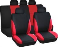 Комплект чехлов на сиденья Auto Assistance универсал TY1622-2 черный с красным